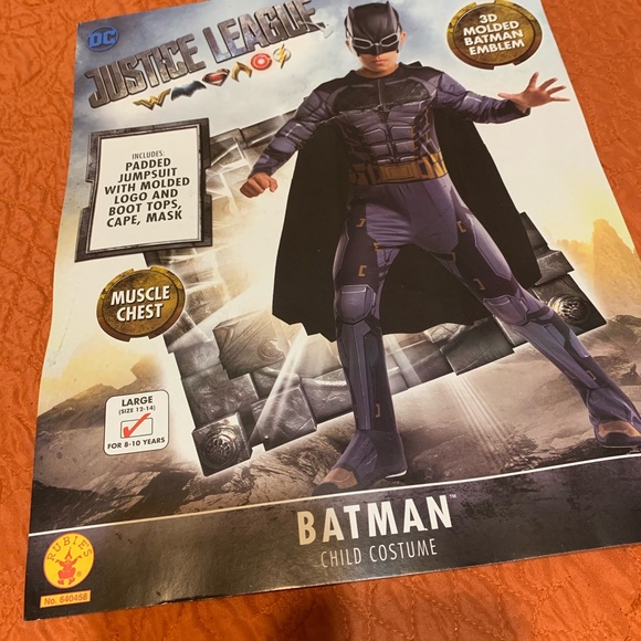 Justice League Batman Child Costume L - Picture 2 of 8